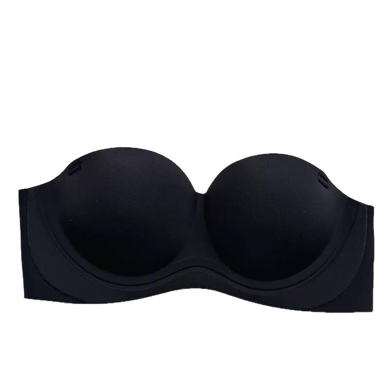 Women s Strapless Non-Slip Seamless Bandeau for Small Breasts L