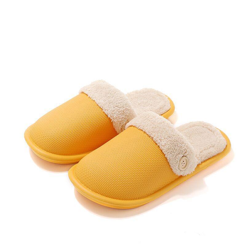 Warm Winter Plush Slippers for Men & Women – Non-slip, Thickened Indoor Comfort