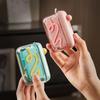 Auto Dental Floss Dispenser Small Portable Floss Picks Storage Box Refillable Toothpicks Teeth Cleaning Tool Tooth Pick