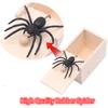 Funny Scare Box Prank Spider Wooden Fidget Anti-Stress Scare Toy Box  Play Trick Joke Surprise Adult Halloween Toys For Children