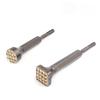 Flat Round Electric Flower Hammer Drill Bit Alloy Point Groove Gouge  Stone Slab Bridge Wall Cement Pavement Chisel