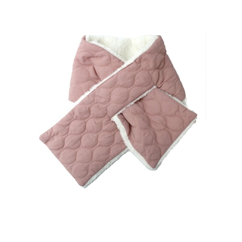 Fashion Thickened Winter Fleece Scarf Pure Color Korean Style Warm Knitted Scarf Unisex Shawl Wrap Winter Autumn