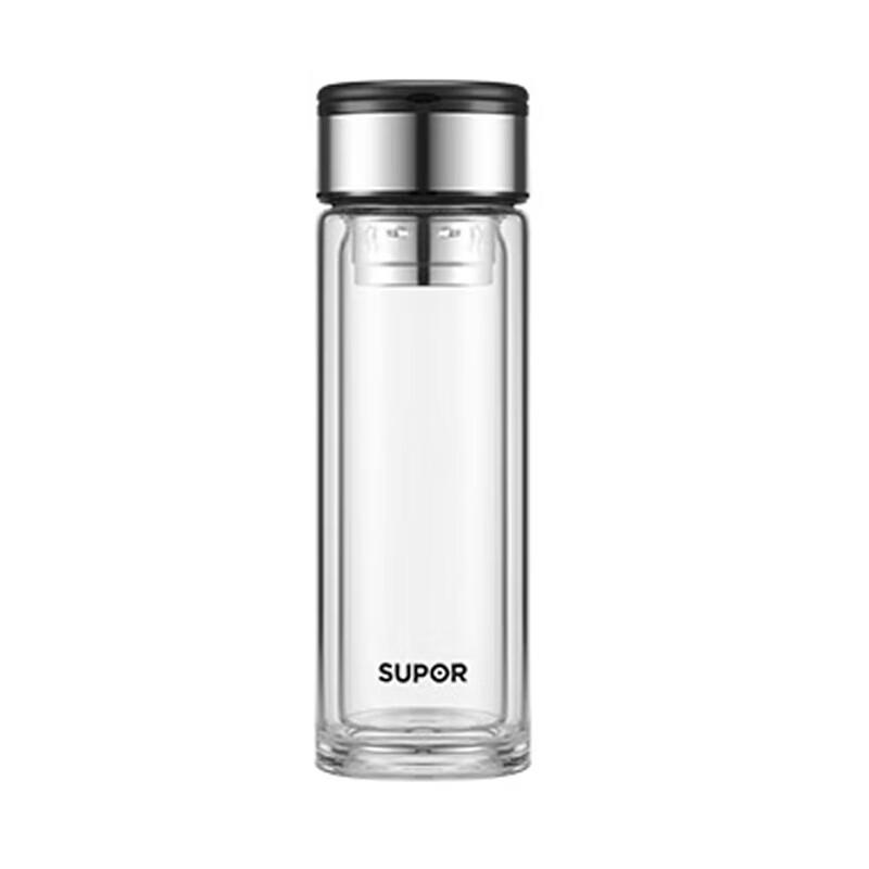 SUPOR Double Wall Glass Tea Infuser Bottle