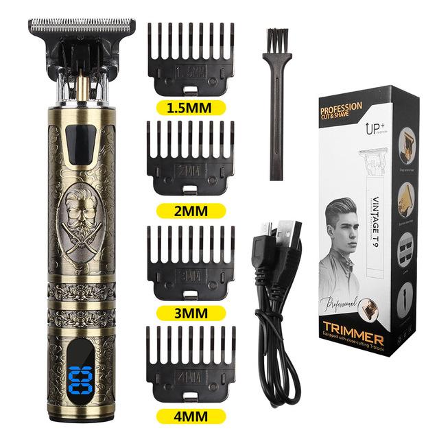 2021 USB T9 Hair Clipper Professional Electric Hair Trimmer Barber Shaver Trimmer Beard Men Hair Cutting Machine for Men