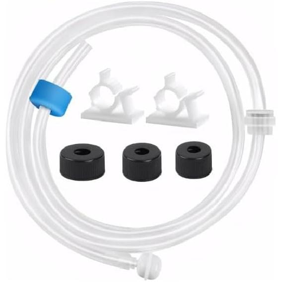 Soap Dispenser for Kitchen Sink, Upgraded Check Value, 47" Under Counter Soap Dispenser Extension Tube Kit, Fit Most Soap Containers, Soap Dispenser