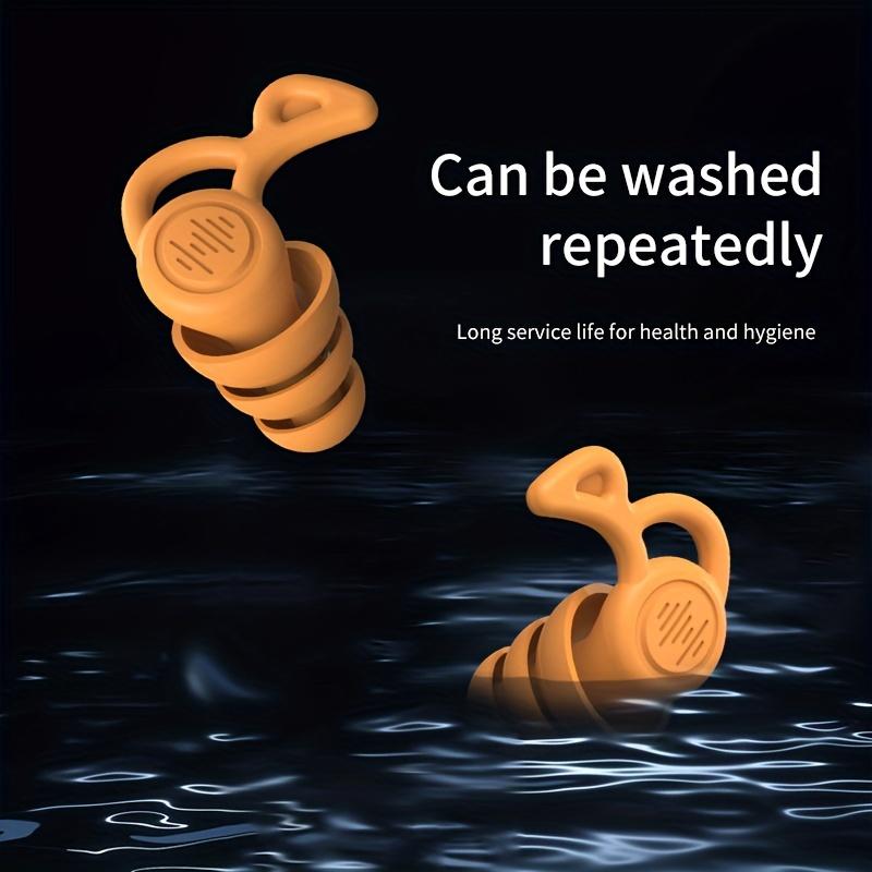 [Silikon Ørepropper] Støyreduserende Gjenbrukbare Silikon Ørepropper for Søvn | Snorke- & Svømme-Komfort, Stille Nattsøvn