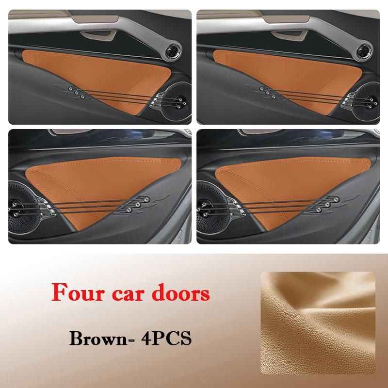 For BYD Yuan Plus 2026-2026 Car Door Slot Storage Box Leather Door Protective Cover Water Proof Barrel Interior Accessories