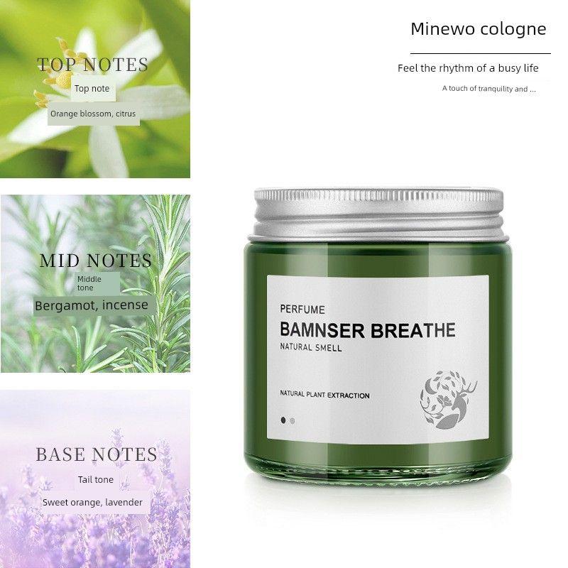 Car Air Freshener Solid Balm for Men, Peach, Lily, Cologne, Ocean, Gardenia, Osmanthus, Jasmine, Lemon