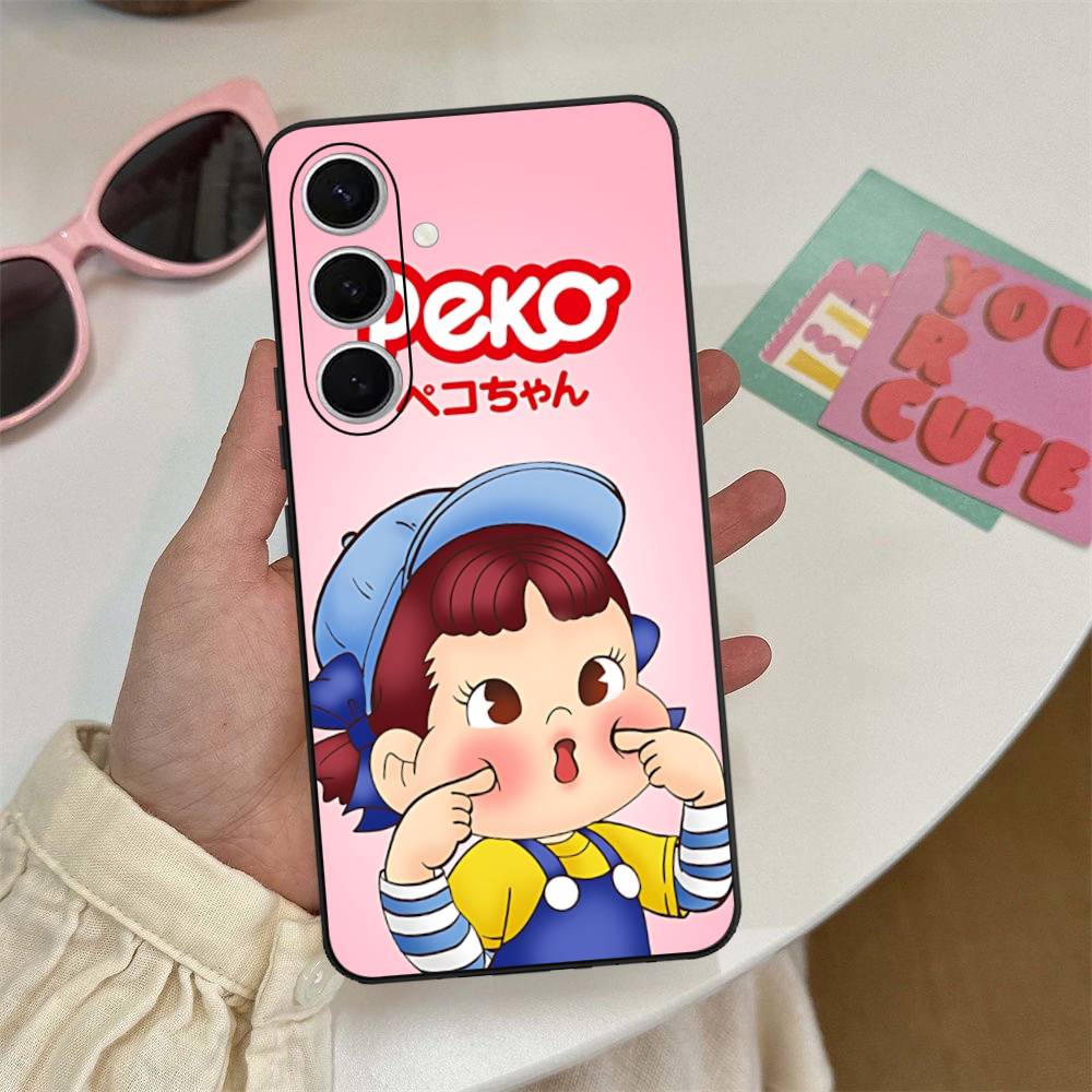 

Brand P-peko Chan Lovely Girl Phone Case For Samsung S 24 Fe 25 Ultra Plus 20 Lite 21 30 22 23 24 22 Ultra 5G Fundas Samsung S20 ULTRA 5G
