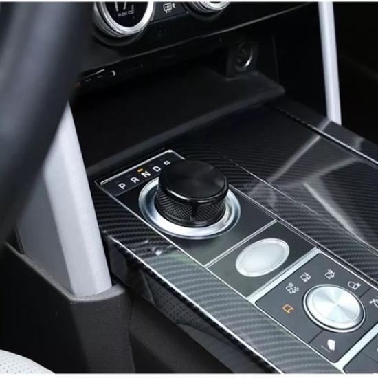 Gear Shift Knob Head For Jaguar XE XFL XJL F-PACE For Land Rover 2017-2024 Black