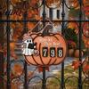Book Read Counter Halloween Ghost Pumpkin Reading Tracker Wooden Hanging Sign Sliding