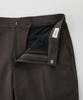STCO Texture Polyester Soft Slacks_Brown (Straight Fit)_Spaxb08Csh