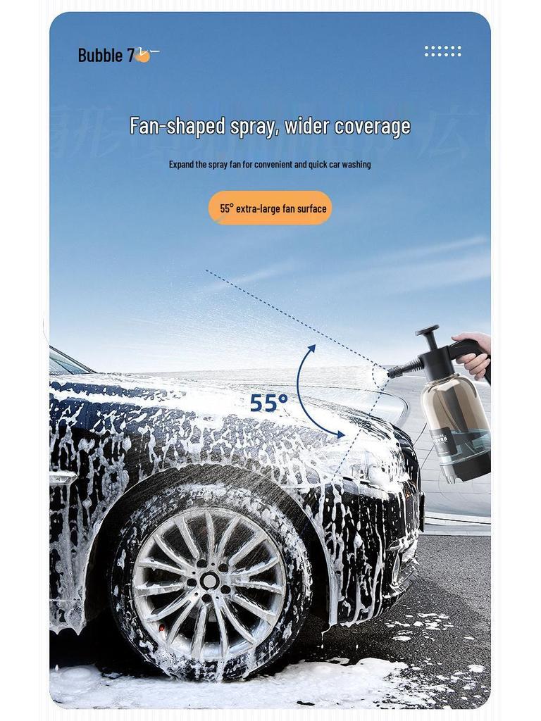 2L Handheld Foam Sprayer for Car Wash & Garden Watering