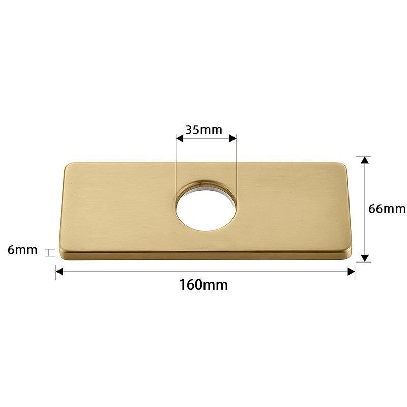 Bathroom Faucet Accessories Hole Cover Deck Plate 6/10 Inch Bathroom Sink Unused Mounting Escutcheon 304
