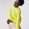 European and American Fashion Round Neck Loose Pullover Knit Sweater Round Neck Neck Loose Knit Sweater