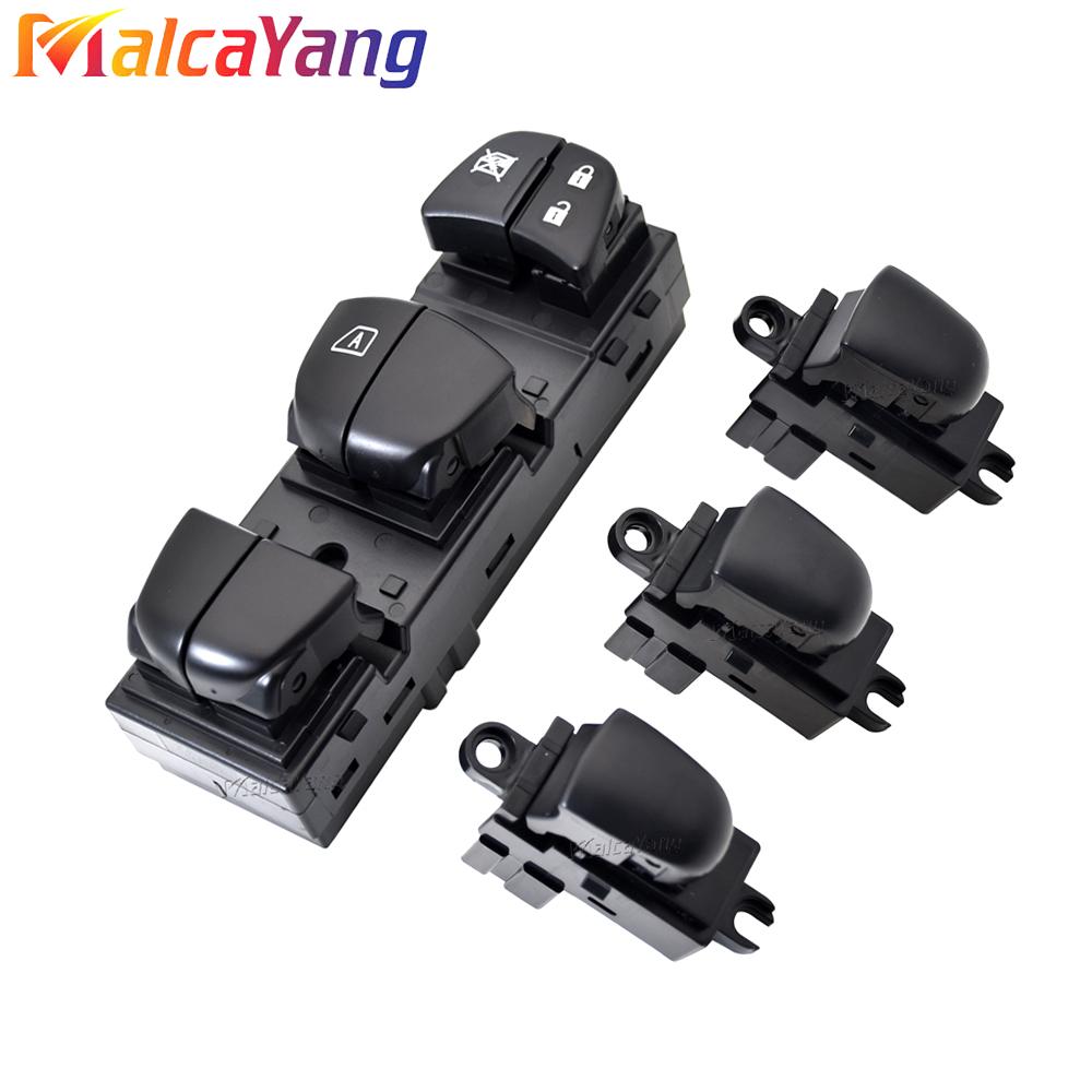 For Nissan Qashqai Altima Sylphy Tiida X-Trail Power Master Window Switch Button 25401-3SH0A 25401-1KA0B 25411-1KL5A Auto Parts