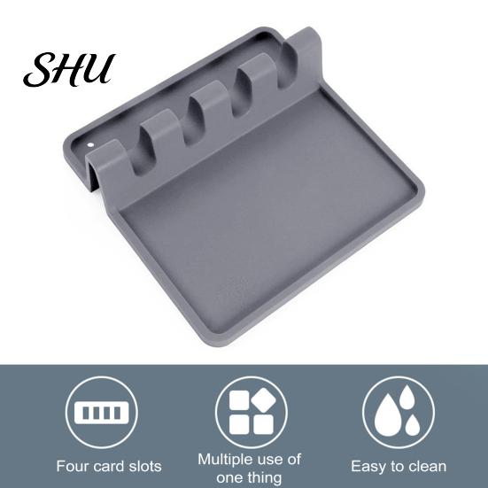 Kitchen Gadget Organizer Utensil Rest Heat-Resistant Fork Chopstick Holding Stand Ladle Tongs Spatula Cooking Classes Accessory Spoon Flexible Smooth