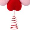 Valentines Day Tree Topper 13.4 Inch Valentines Decor Love-Themed Tree Top Decorations For Couples Desktop Home Living Room