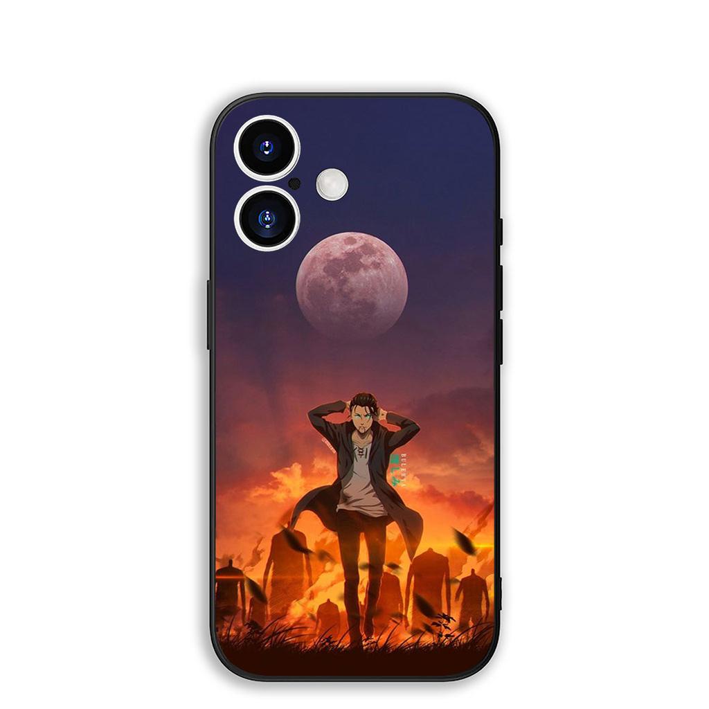 for Motorola Moto G86 G57 G67 G24 G15 G54 Power G13 G14 G34 G35 G45 G53 G55 G75 G72 Case Attack Levi on titan Eren Jaeger anime