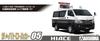 Aoshima Bunka Kyozai Scale The Patrol Car Series 5 Toyota TRH200V Hiace Traffic Accident Response Inspection Vehicle 2007 Plastic Model 1/24 No.