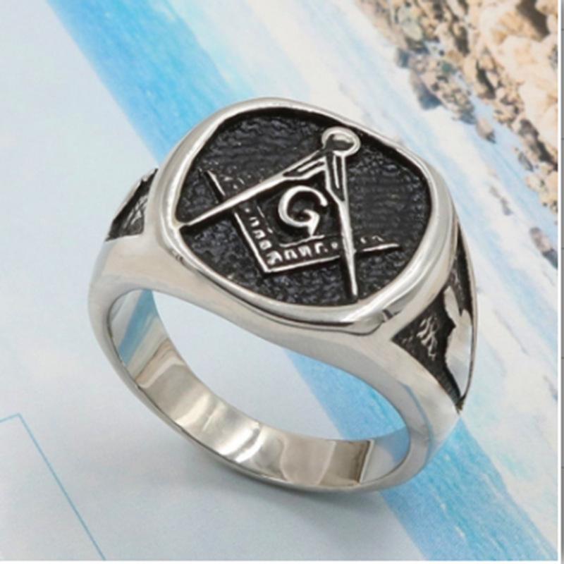 Trendy Jewelry Exaggerated Ring AG Ring Men's Punk Style Jewelry