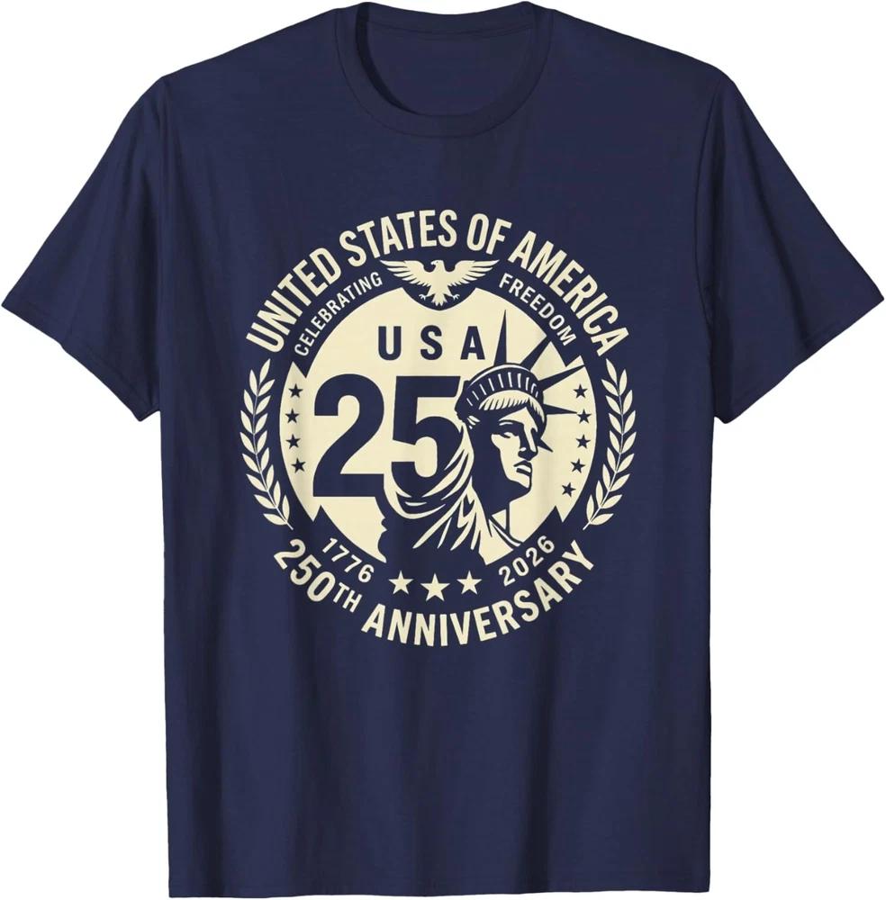 Patriotic 250 Years Usa 250th Anniversary Usa 4th Of July Unisex Tshirt S
