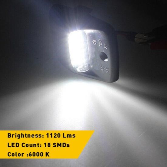 For 2000-2013 Toyota Tundra Tacoma 2005-15 LED License Plate Light White New US