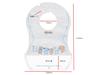 Molza Pokeppy Disposable Paper Feeding Bibs for Kids with Pocket, 11 Sheets x 5 Packs (55 Total), Made in Japan