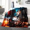 1Pc Avatar Blue Warrior Blanket For Couch Bed Plush Cozy Fuzzy Blanket Super Soft Warm Blankets For Fall And Winter 0918284