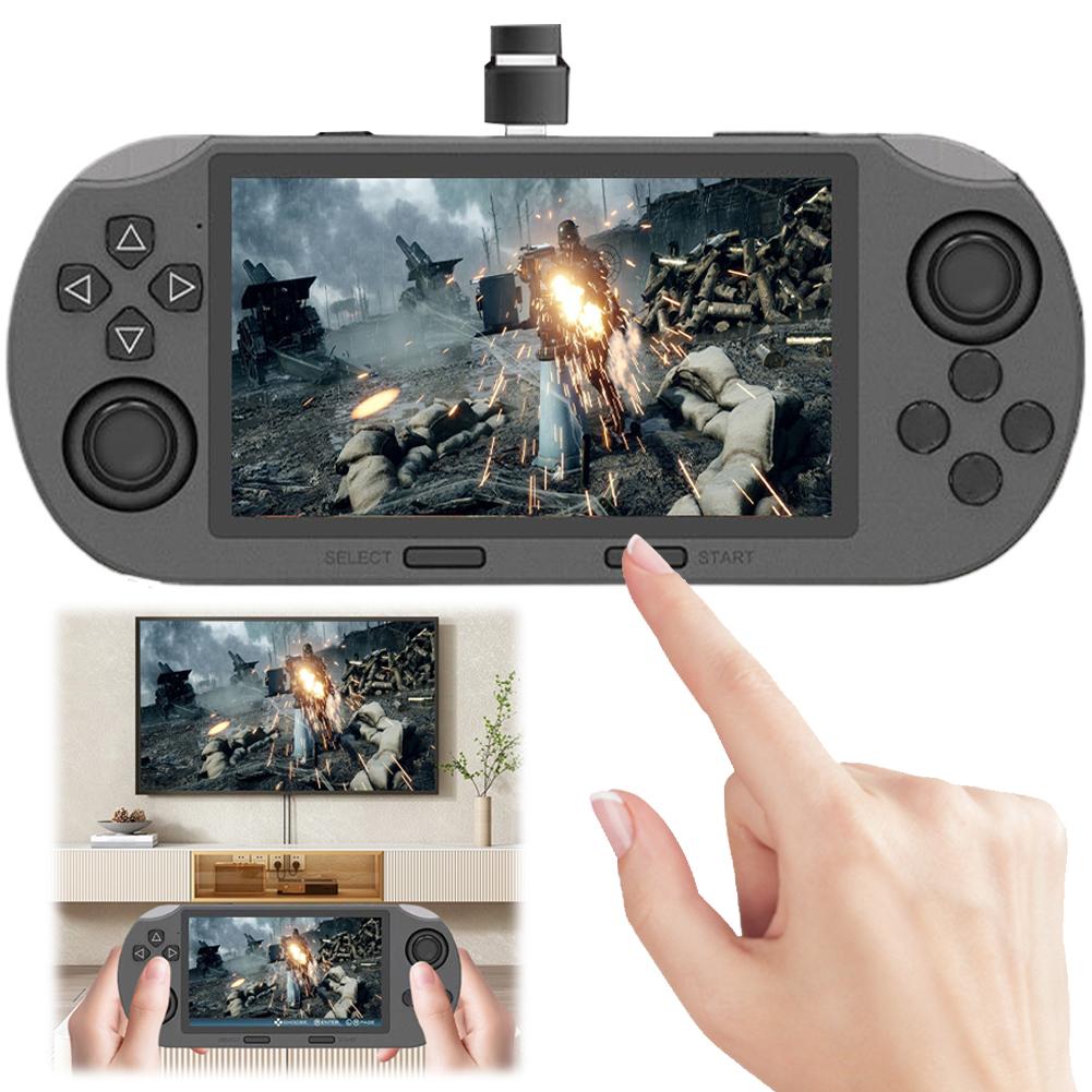 Retro Gaming Console 4.5 Inch IPS Screen Retro Handheld Video Game Console USB Rechargeable Game Player for Kids & Adults