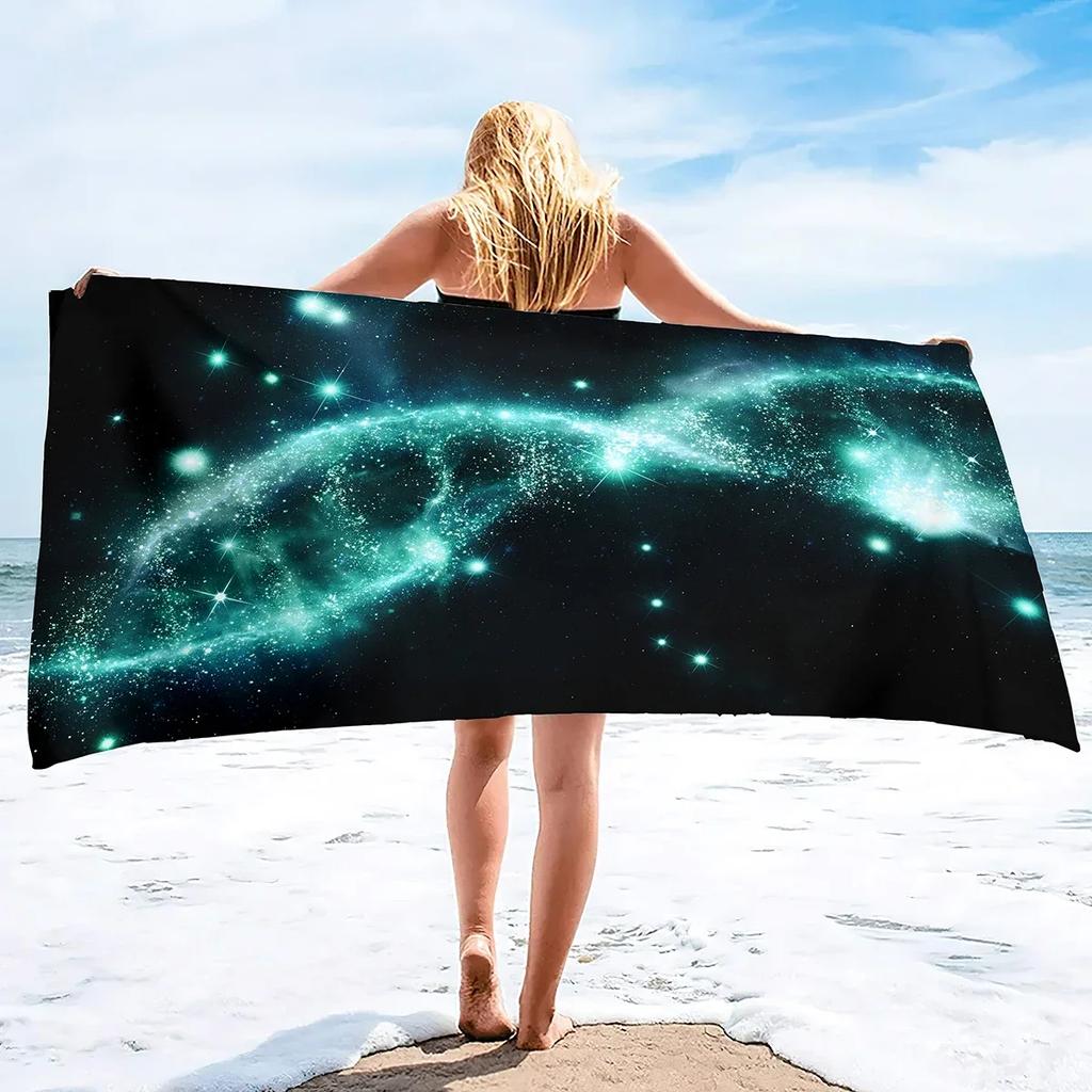 Modern Abstract Art Beach Towel, Microfiber Sandproof Beach Towels,Lightweight Large Oversized Beach Blanket for Travel Camping