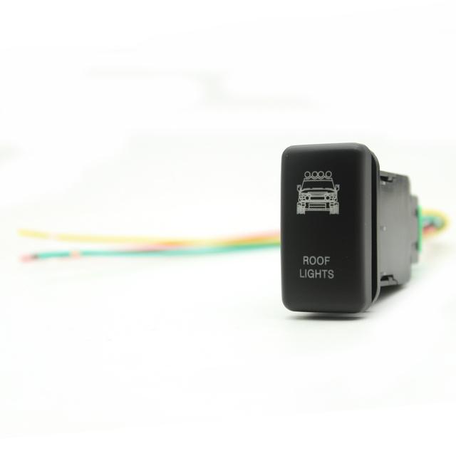 LED DRL Light Bar Push Button Bumper Lights Switch For Toyota Land Cruiser Hilux Prado 120 FJ CRUISE 12V 2A