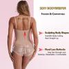 Explosive Style Body Shaping One-Piece Suit with Bra Support - Tummy Control Deep V Design