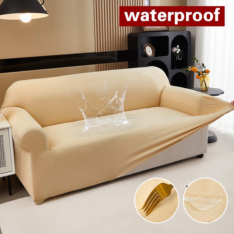 Waterproof Stretch Sofa Slipcover Non-slip Sofa Covers for Living Room Couch Cover Corner Furniture Protector for Kids, Pets