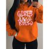 Girls Rules Pink Kiss Cartoon Love Bear Design Women Hoodies Autumn Y2K Hoody Casual Sportswear Fleece Clothes