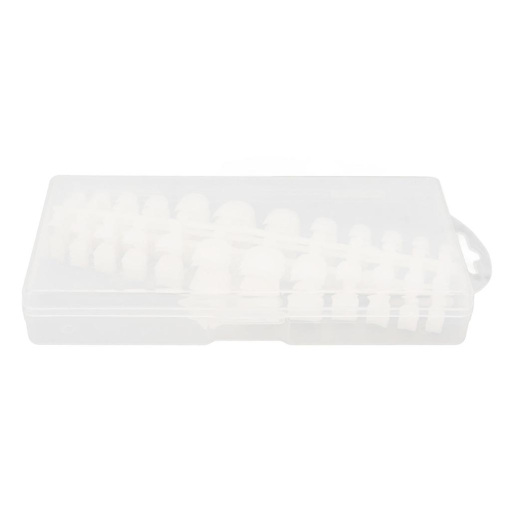 240pcs False Toe Nails Frosted   Full Cover   Short Artificial Toe Nail Kit for Manicure Art