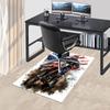 1PC Motorcycle American Flag Non-Slip Floor Carpet Compatible for Office&Living Room&Dining Room - Flat-Weave Machine- Soft & Pattern-E286
