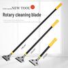 Heavy-Duty Rotary Cleaning Scraper