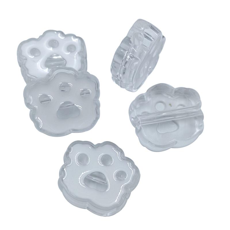 Beads Accessories For Jewelry Making Accessories 5Pcs Pendants Charms Cartoon Cat Paw Beads Dripping Oil Earrings Bracelet Floating Beads