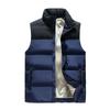 Men's Vest Autumn and Winter Vest Leisure Thickened Winter Korean Stand Collar Cotton-padded Jacket