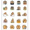 100Pcs/Set Cartoon Capybara Sticker Fun Diy Kid Toy Gift Decorative Decal Junk Journal Laptop Phone Luggage Bottle Waterproof