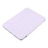For iPad (2025)/10.9 (2022) Case Magnetic Dual Clasp PU TPU Acrylic Origami Stand Tablet Cover