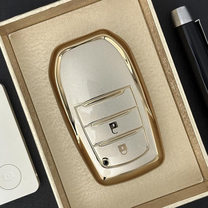 Champagne Gold Key Cover for Toyota Alphard/Vellfire/Crown Keys