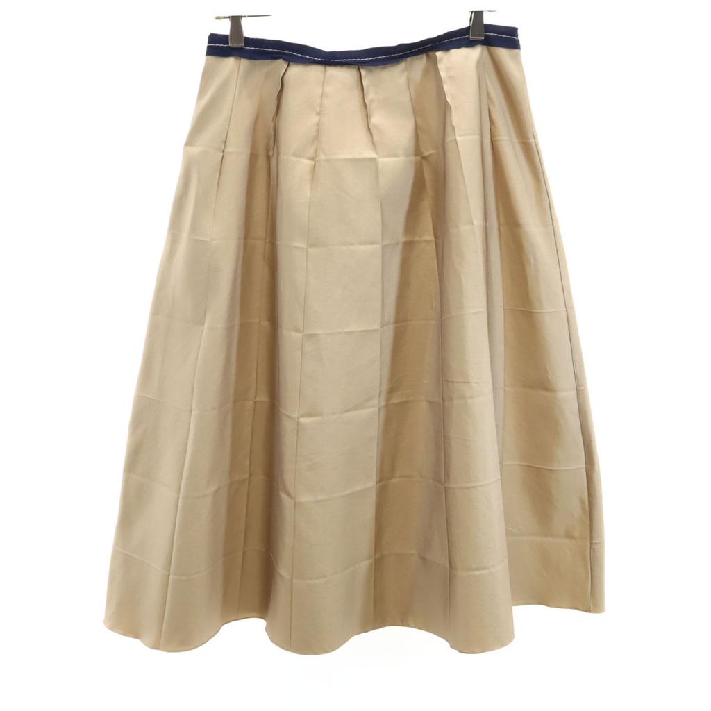 MARNI made in Italy Mimole length skirt 40 beige Women Used
