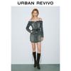 UR Women's Retro Off-Shoulder Denim Dress