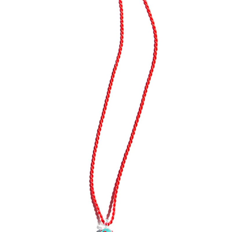 niroserendipity iLOVE MUSHROOM NECKLACE(POLY TWiST STRAP) #105
