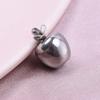 2pcs Fashion Apple Charms In Bulk Stereoscopic Fruit Pendants Stainless Steel Charms For Jewelry Making Supplies DIY Accessories