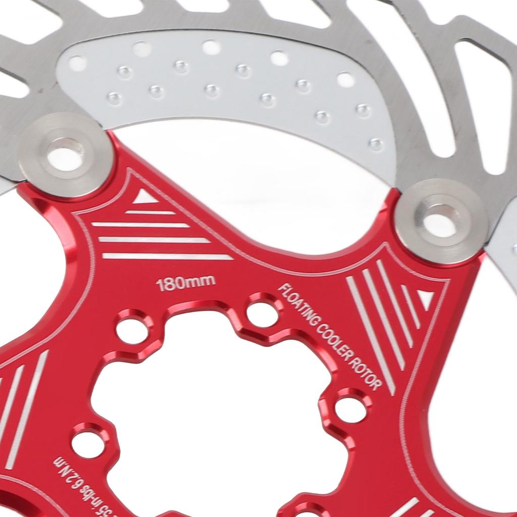 Rostfritt stål Cykel Cykling Skivbroms Kylning Flytande Rotor (180 mm)