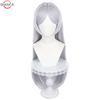 High Quality Frieren Cosplay Wig Anime Frieren At The Funeral 85cm Long Silver White Wigs Heat Resistant Synthetic Wigs