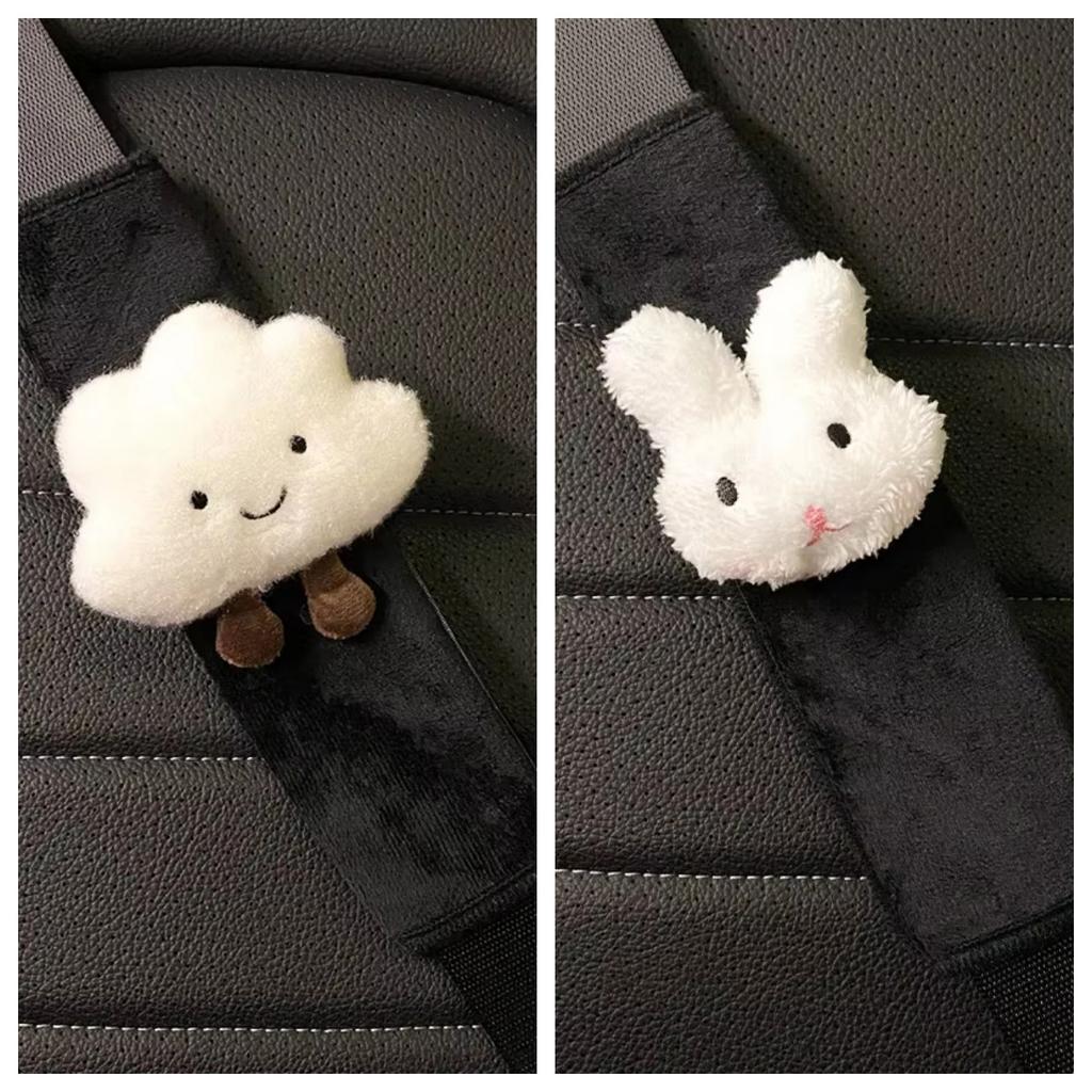 Car Styling Seat Belt Cover Shoulder Strap Harness Cushion Cartoon Cloud Car Seatbelt Shoulder Pad Protector Auto Neck Support